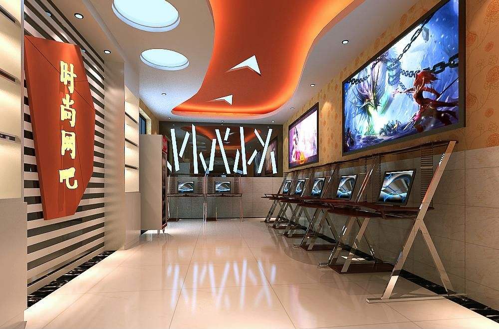 網(wǎng)吧裝修設(shè)計(jì)效果圖